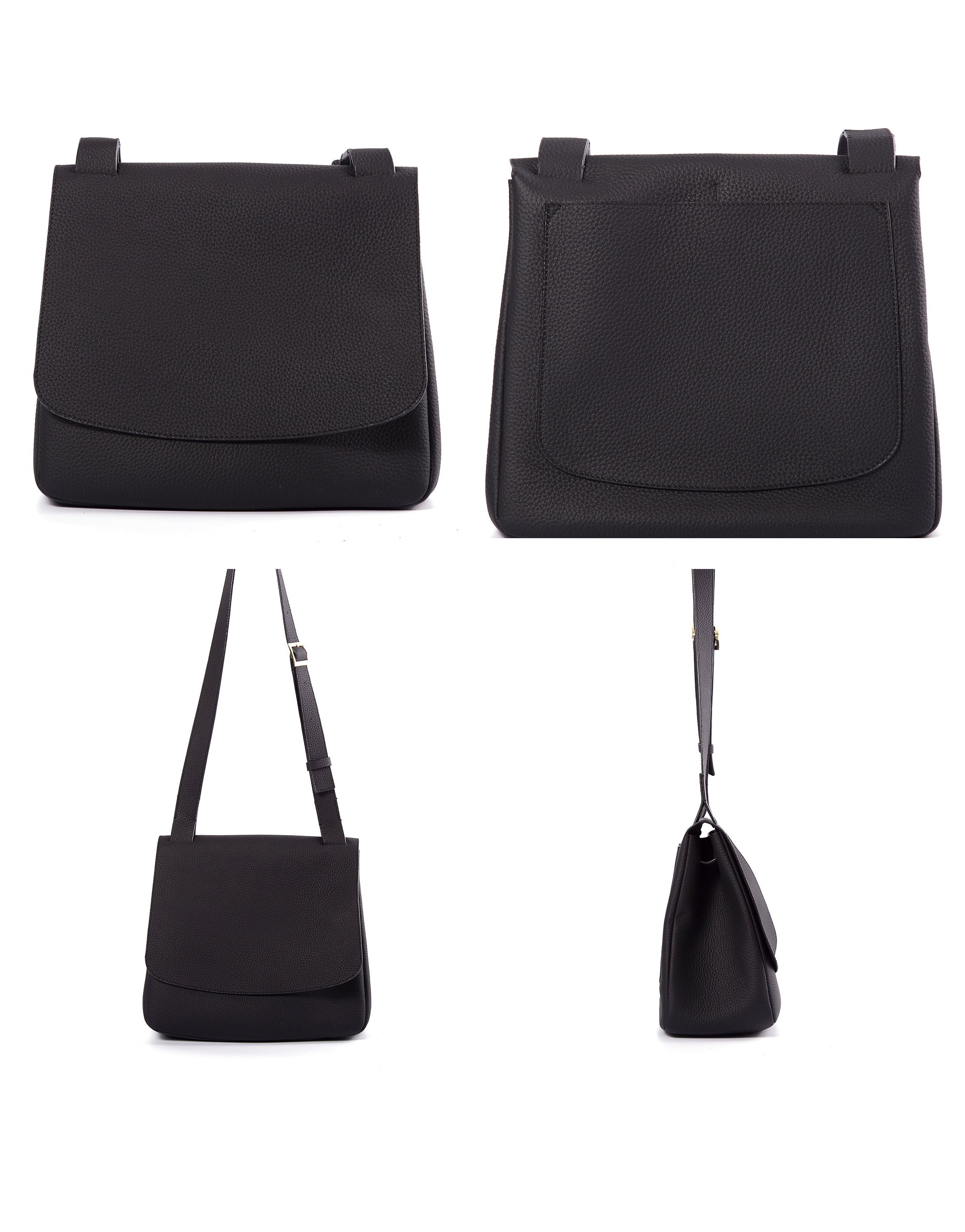 Togo Leather  Shoulder Bag
