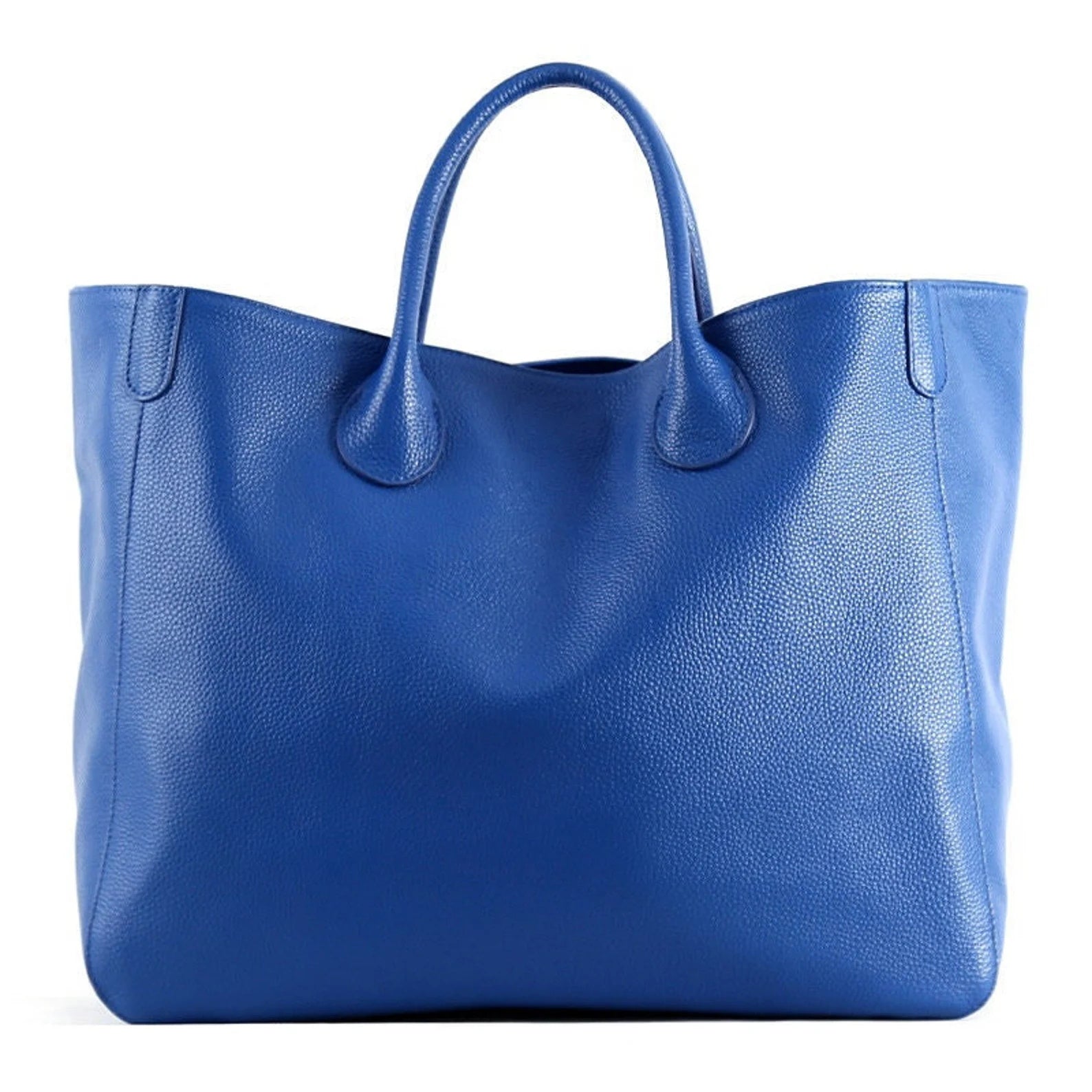 Extra Large  Leather Tote Bag
