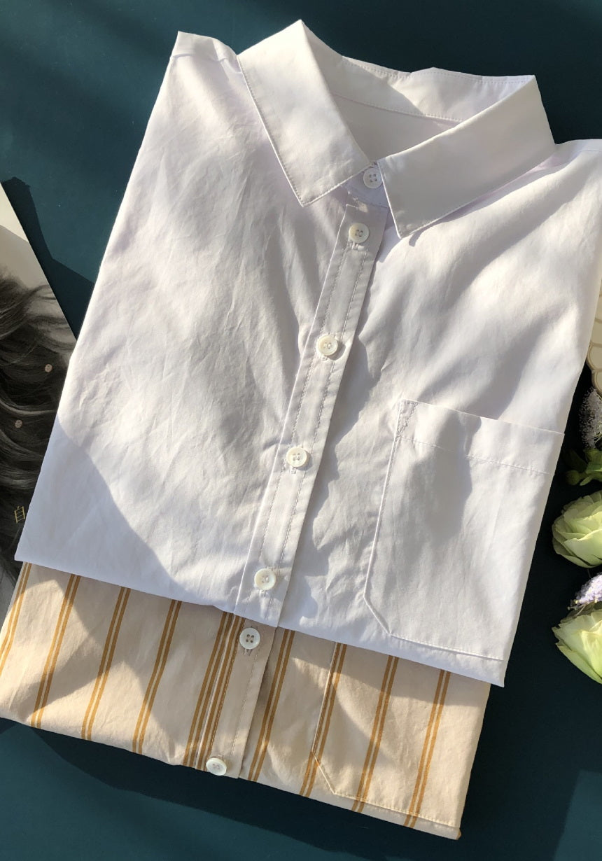 Nonothing|100% premium cotton shirt for women ( 2 colors)