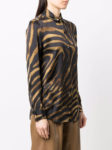 Nonothing |Must have :real mulberry silk shirt in animal print