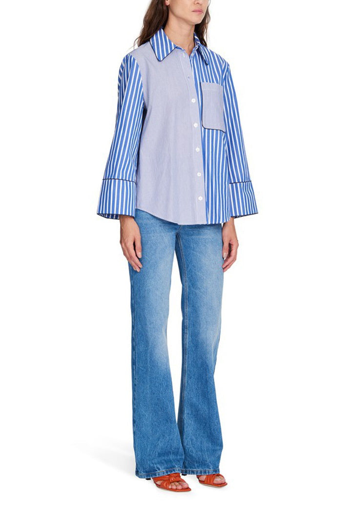 Nonothing| Women's cotton shirt in striped print