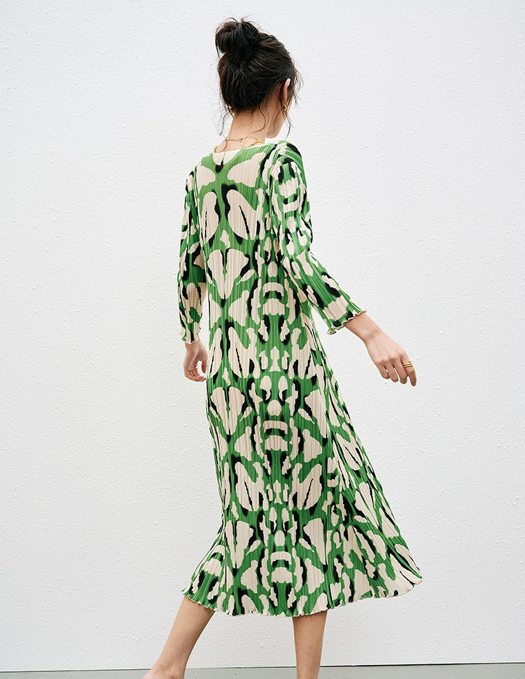 Nonothing | Women's V neck floral print midi dress