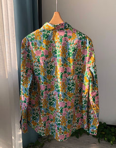 Nonothing| Women's cotton liberty print shirt in multi color