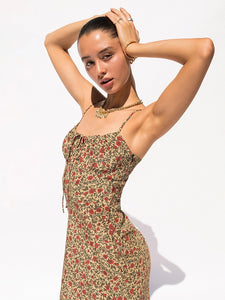 NoNothing | Pure silk slip dress in floral print