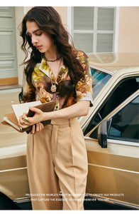 Nonothing |  Women's pure silk blouse in multicolour
