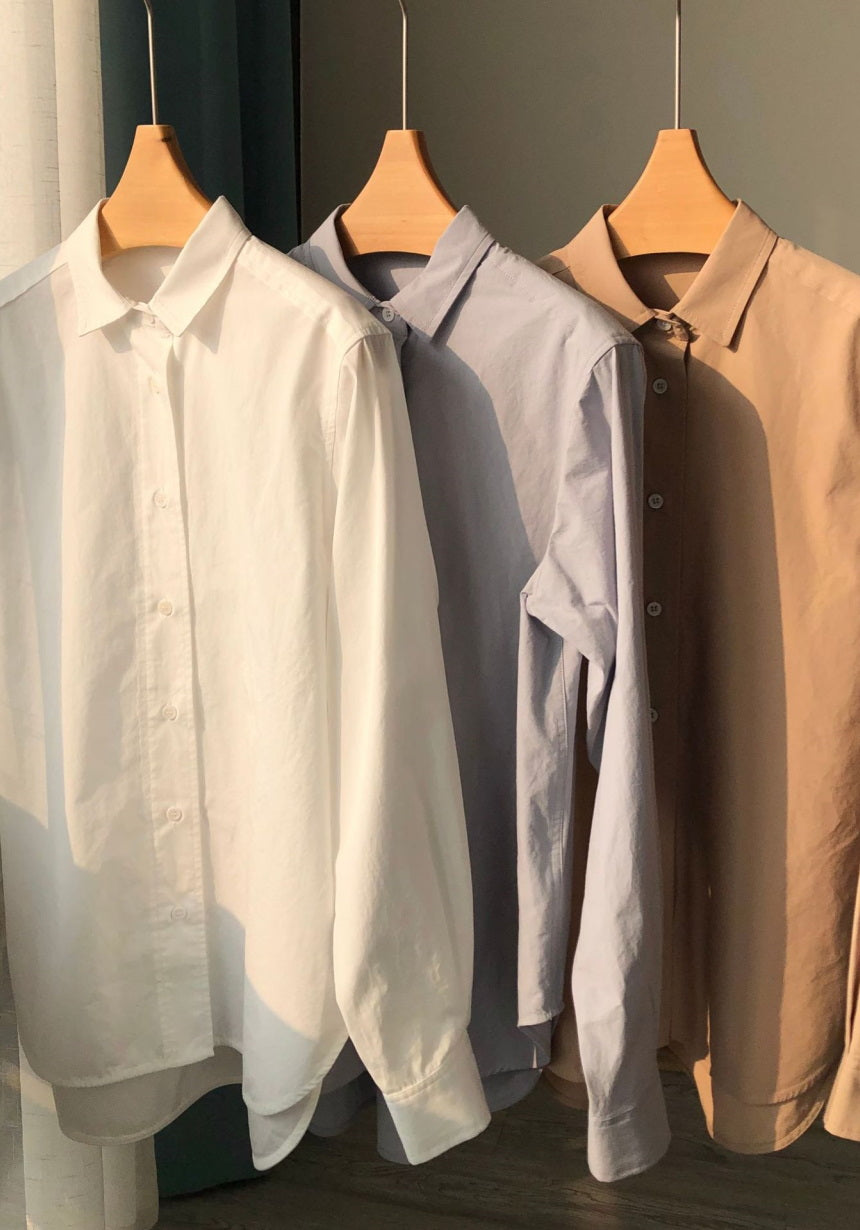 Nonothing|Women's oversize cotton shirt in 3 colors