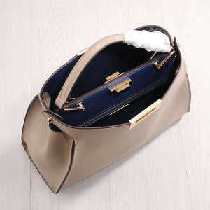 Genuine Cowhide Leather Crossbody  Handbag