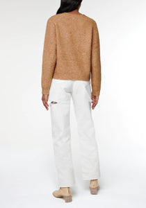 Nonothing| Women's wool &mohair mixed ribbed knit cardigan