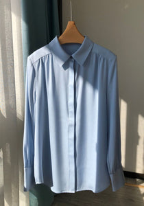 Nonothing | Classic pure silk shirt in 2 colours