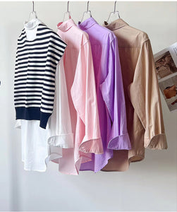 Nonothing| 100% cotton shirt for women ( 4 colors)