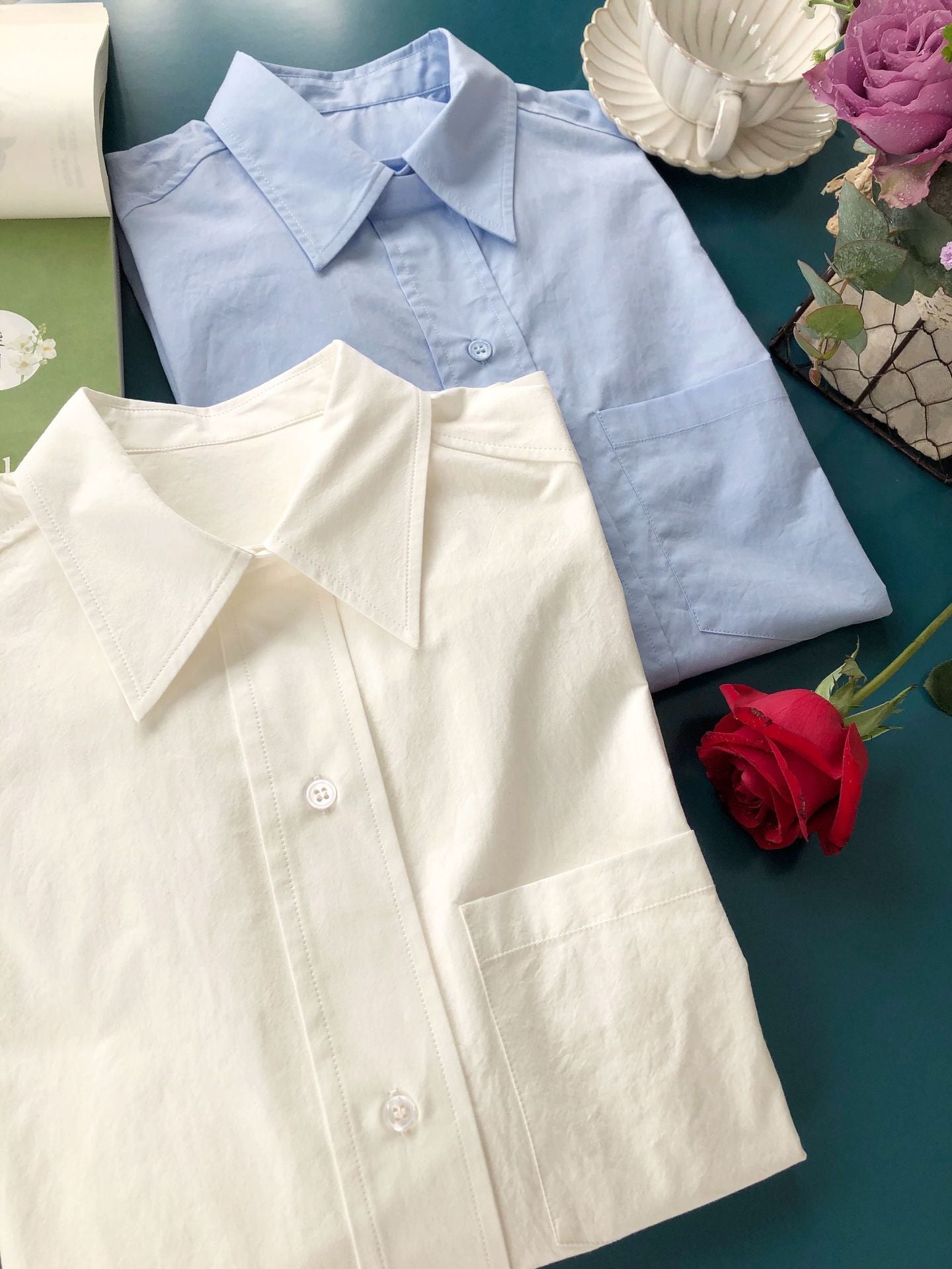 Nonothing|women's premium cotton shirt ( 2 colors )