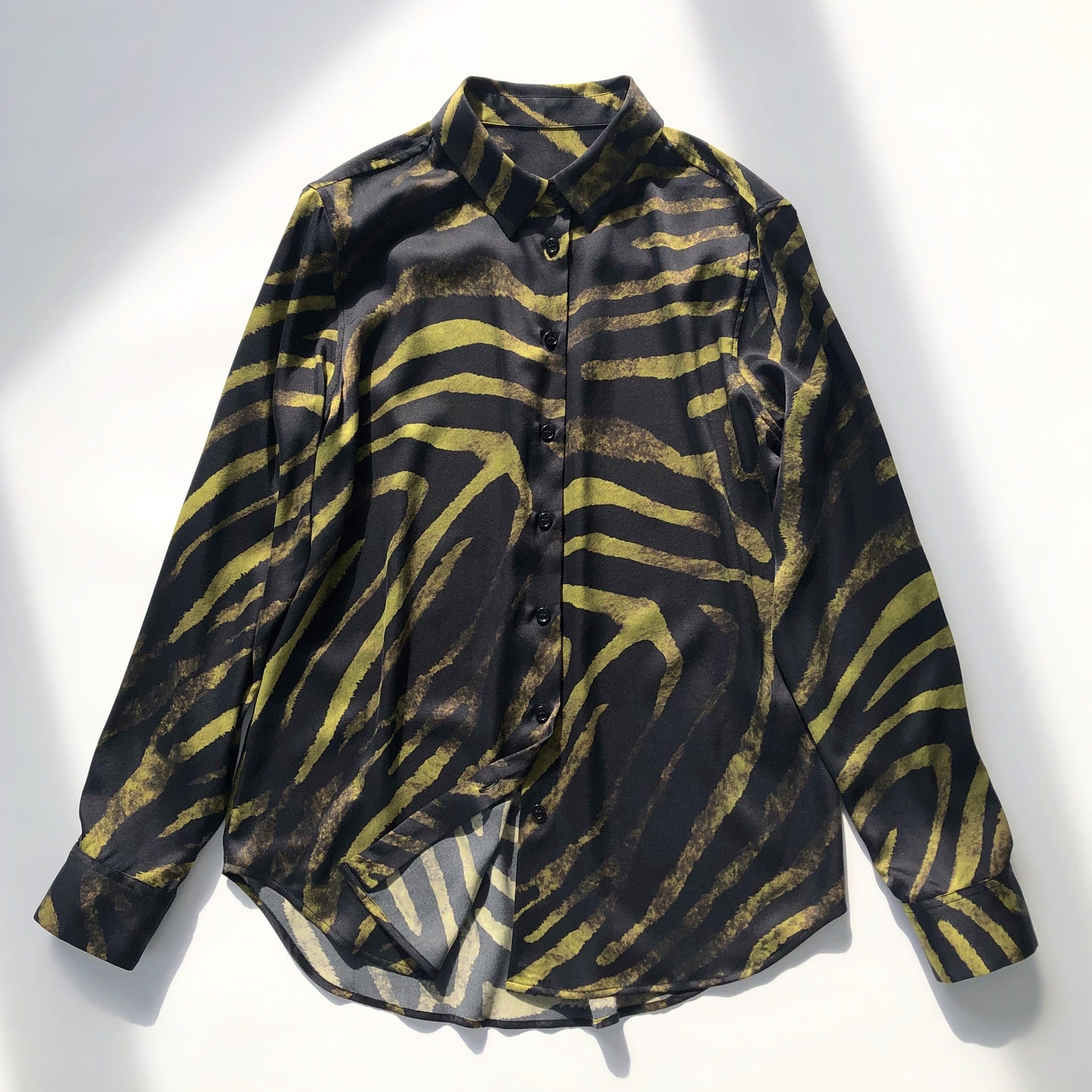 Nonothing |Must have :real mulberry silk shirt in animal print