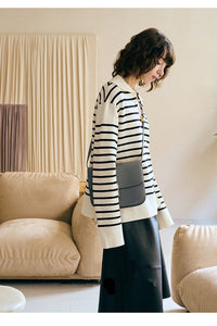 Nonothing| Womens' cotton sweater in stripe
