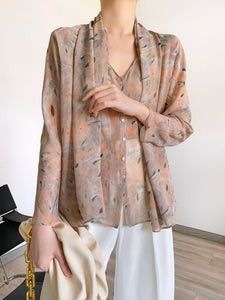 Nonothing| Stunning printed silk blouse