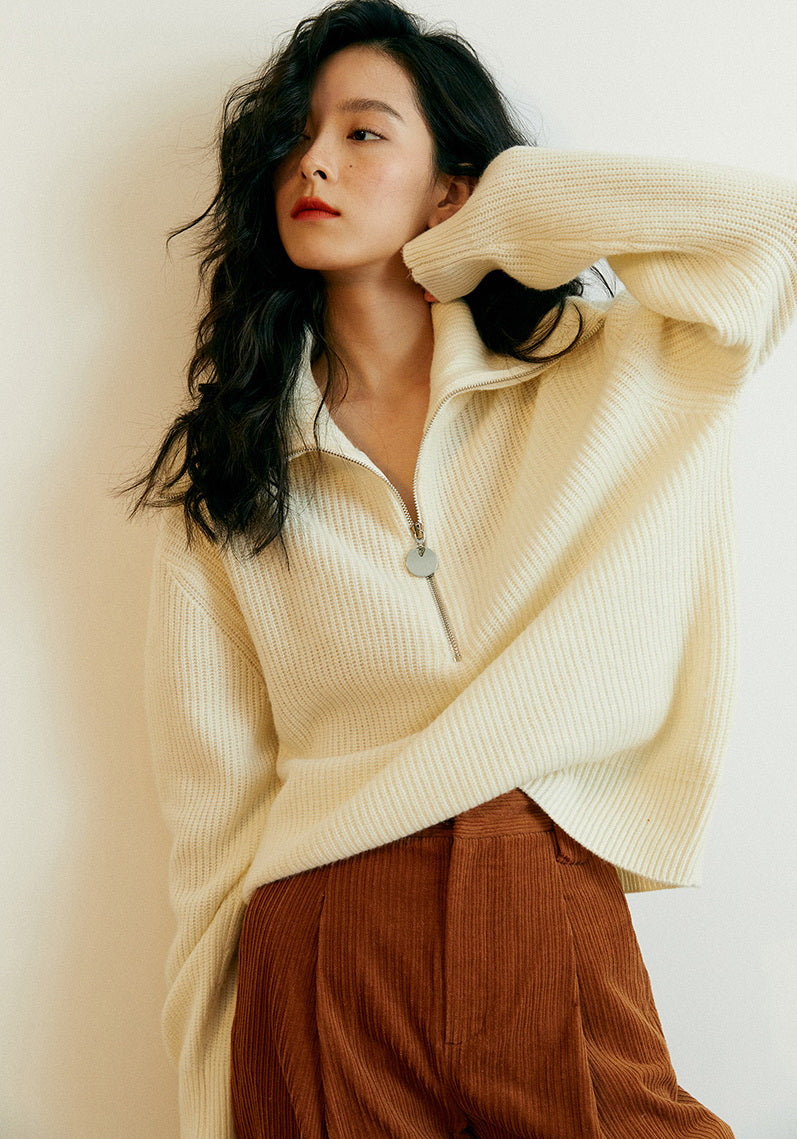 Nonothing| Women's 100% merino wool sweater ( 2 colors )