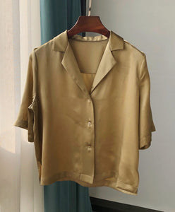 NoNothing | Luxurious 100% mulberry silk blouse ( 3 colours )